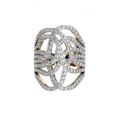 Sophisticated Diamond Cocktail Ring